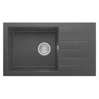 Chiuvetă Bucătărie - negru, Trend, piatră (76/22/43,5cm) - Respekta