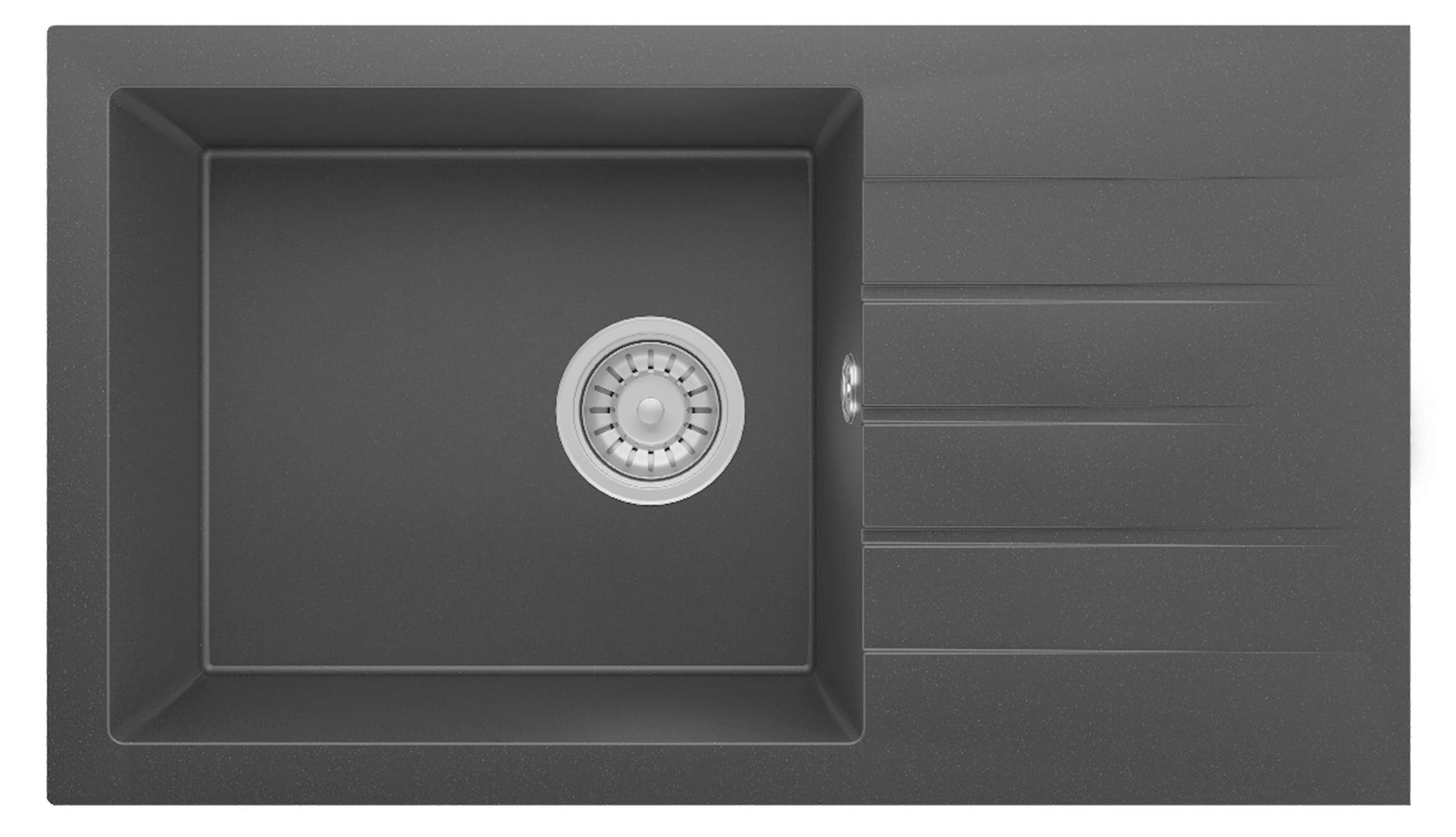 DISKHO 1750ALMONTO76x43S svart 22/76/43,5 cm