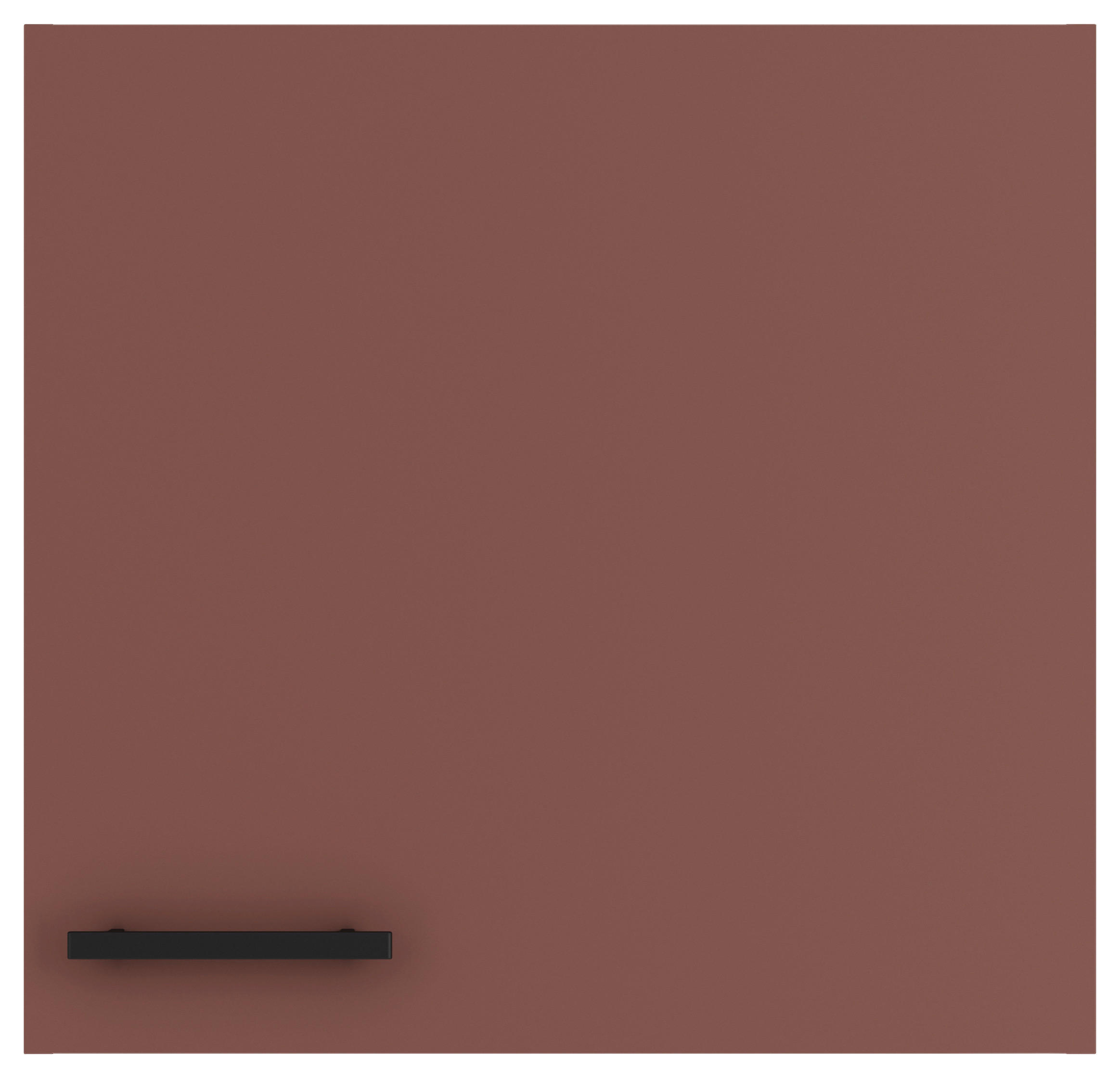 KÜCHENOBERSCHRANK 60/57,6/34,6 cm  in Rotbraun  - Rotbraun/Anthrazit, Basics, Holzwerkstoff/Metall (60/57,6/34,6cm) - Optifit