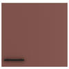 KÜCHENOBERSCHRANK 60/57,6/34,6 cm  in Rotbraun  - Rotbraun/Anthrazit, Basics, Holzwerkstoff/Metall (60/57,6/34,6cm) - Optifit