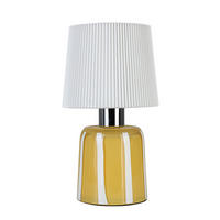 BORDSLAMPA 12/21,5 cm   - vit/gul, Lifestyle, metall/glas (12/21,5cm) - Novel