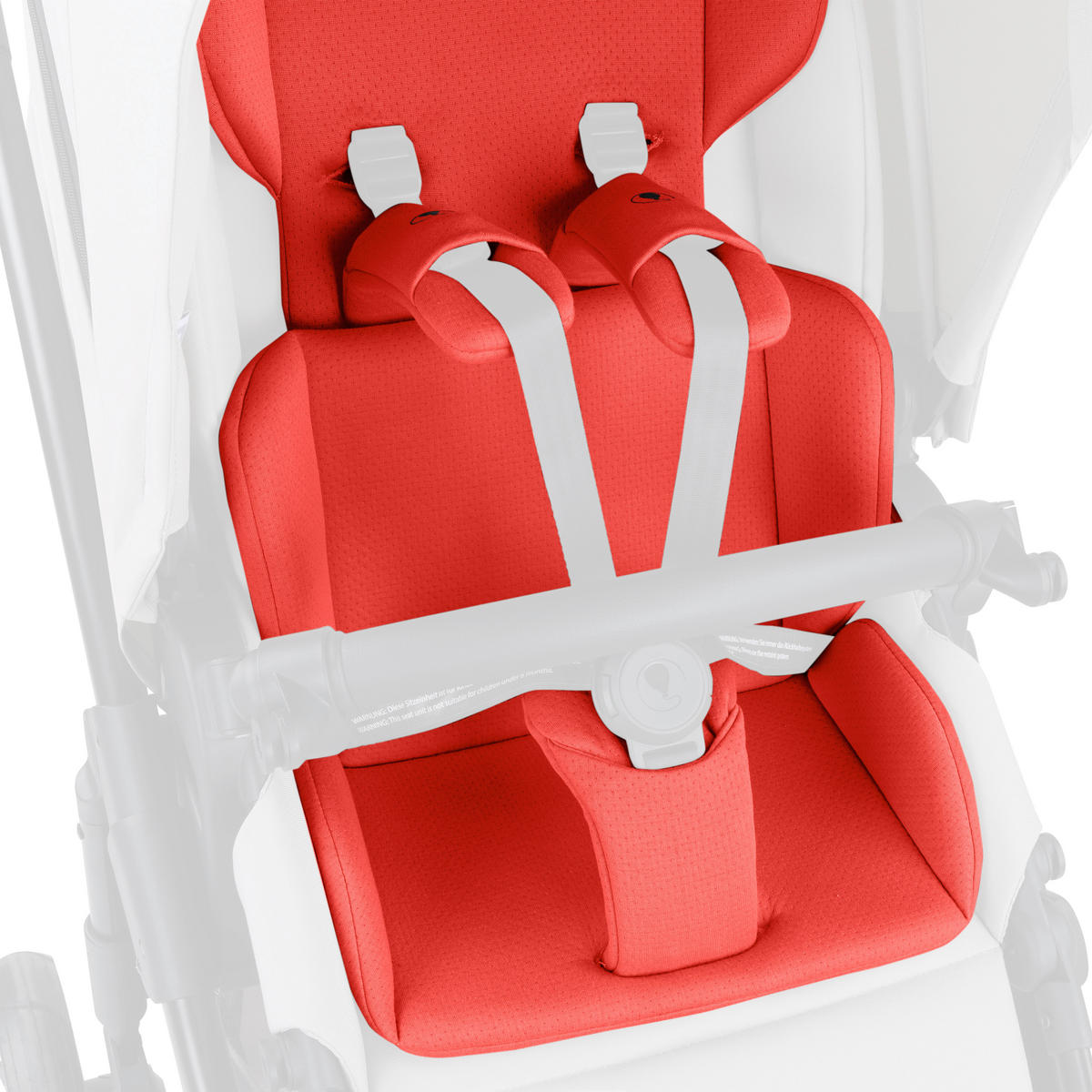 KINDERWAGENEINLAGE Einlagen-Set Kinderwagen  - Orange, Basics, Textil (42/31/7cm) - ABC Design