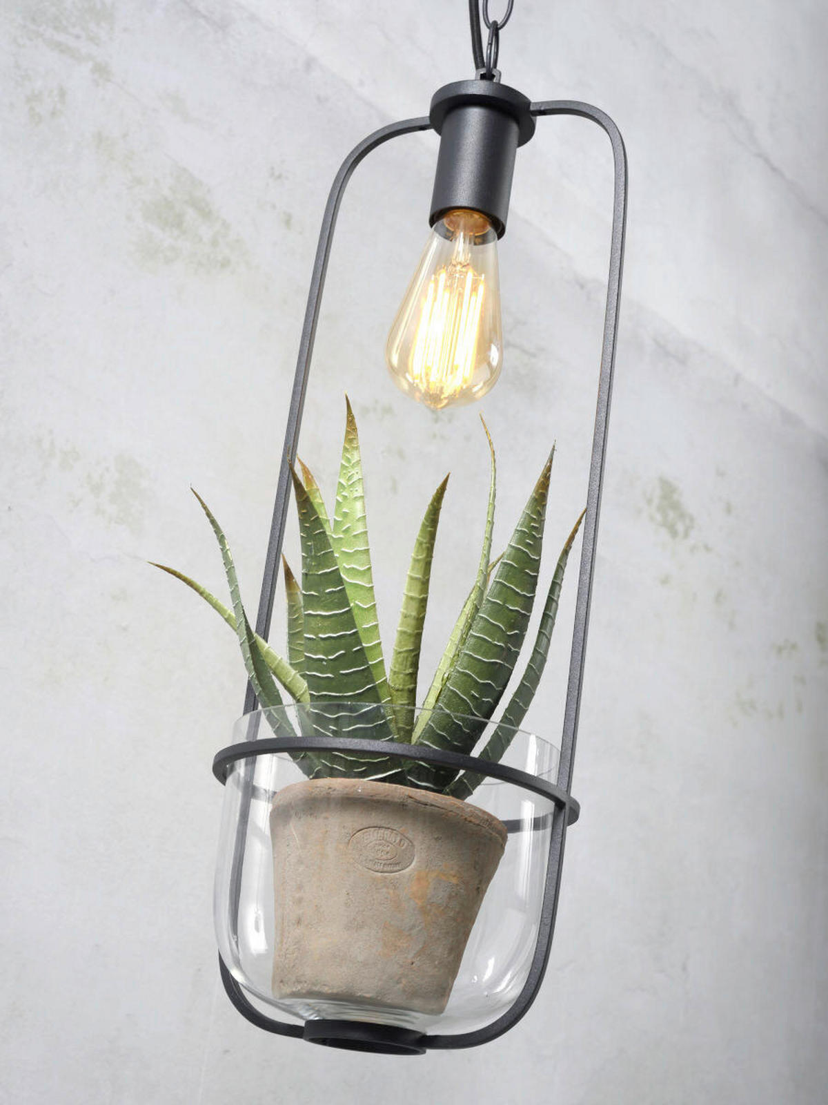 HÄNGLAMPA it's about RoMi  19/52 cm  - svart/transparent, Trend (19/52cm) - It's about Romi