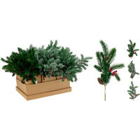 DÍSZÁG - zöld, Basics, műanyag (50cm)
