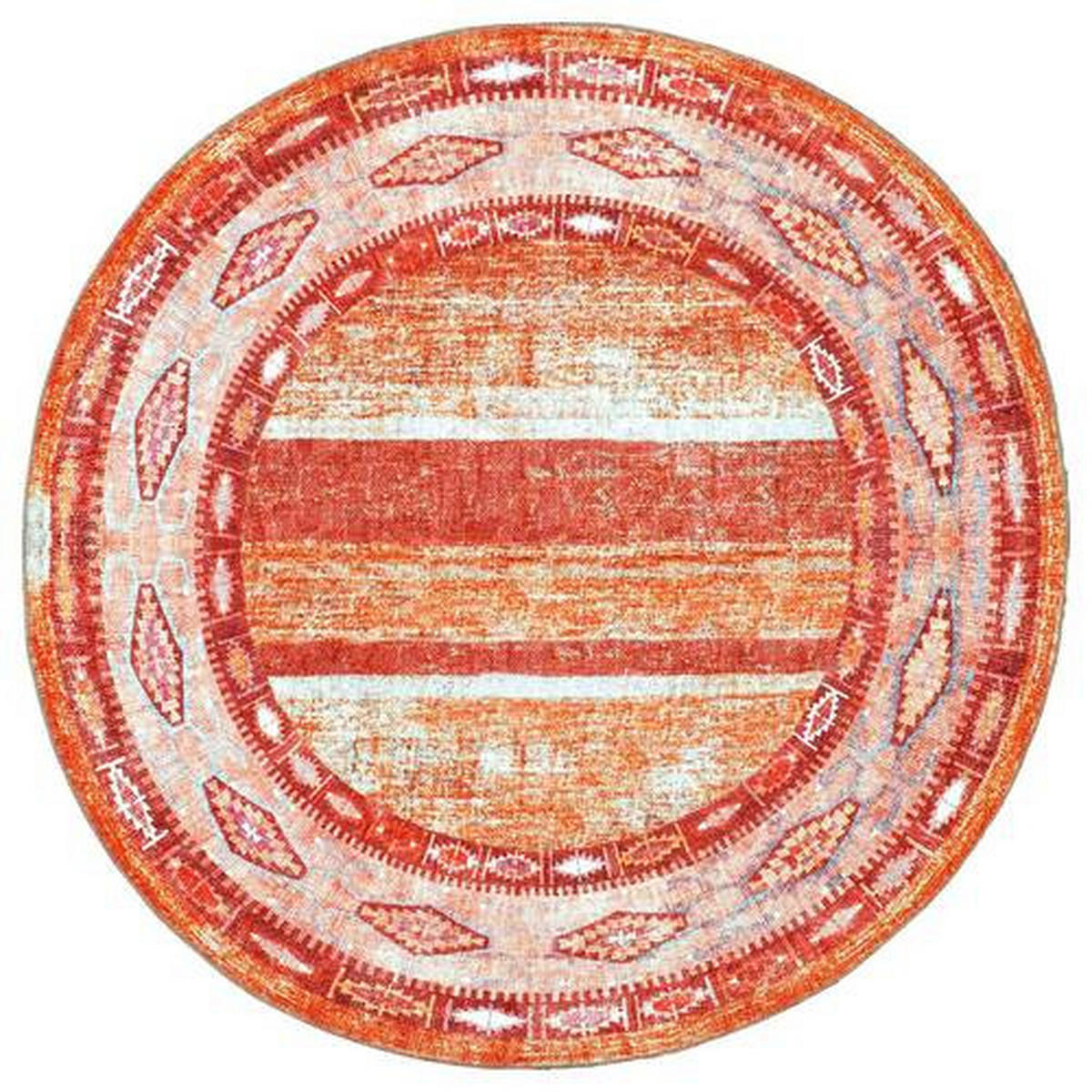 VONKAJŠÍ KOBEREC, 150 cm, oranžová, červená - oranžová/červená, Lifestyle, textil (150cm) - Ambia Garden