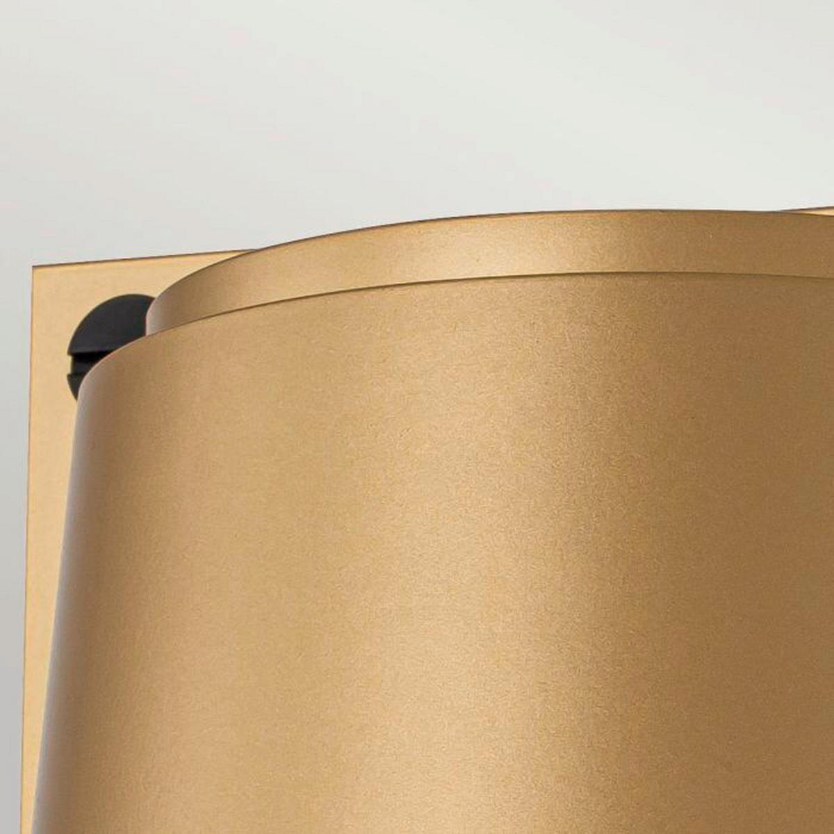 AUSSENWANDLEUCHTE - Messingfarben, Konventionell, Kunststoff/Metall (12/16.5/16.5cm) - Elstead Lighting