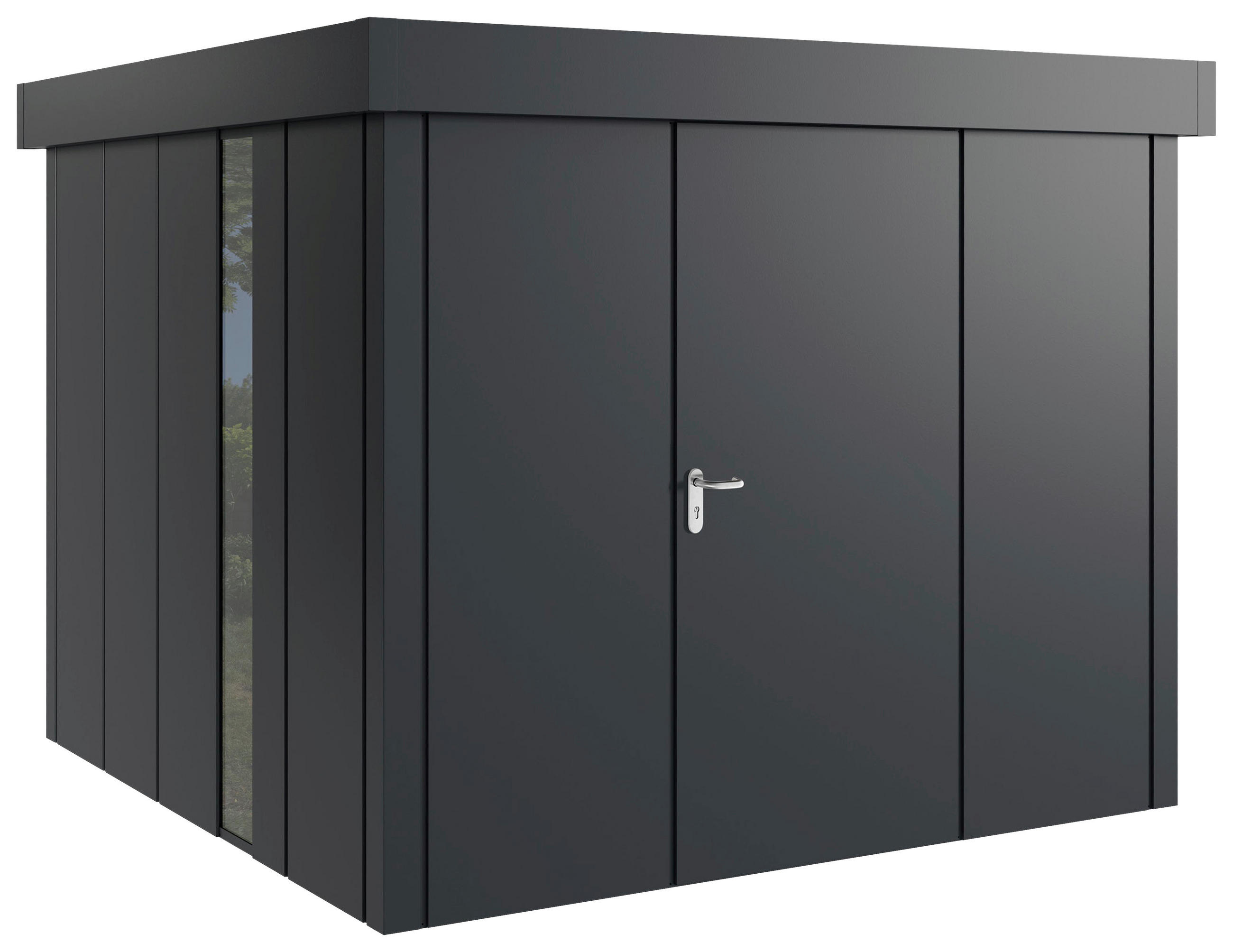 GERÄTEHAUS 277/220/277 cm  - Anthrazit, Basics, Metall (277/220/277cm)
