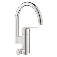 KÖKSBLANDARE - stålfärgad, metall (5,1/33,8/5,1cm) - Grohe