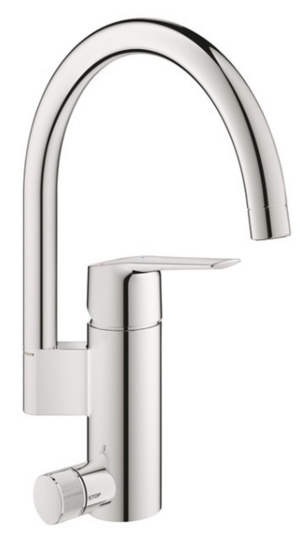 KÖKSBLANDARE - stålfärgad, metall (5,1/33,8/5,1cm) - Grohe