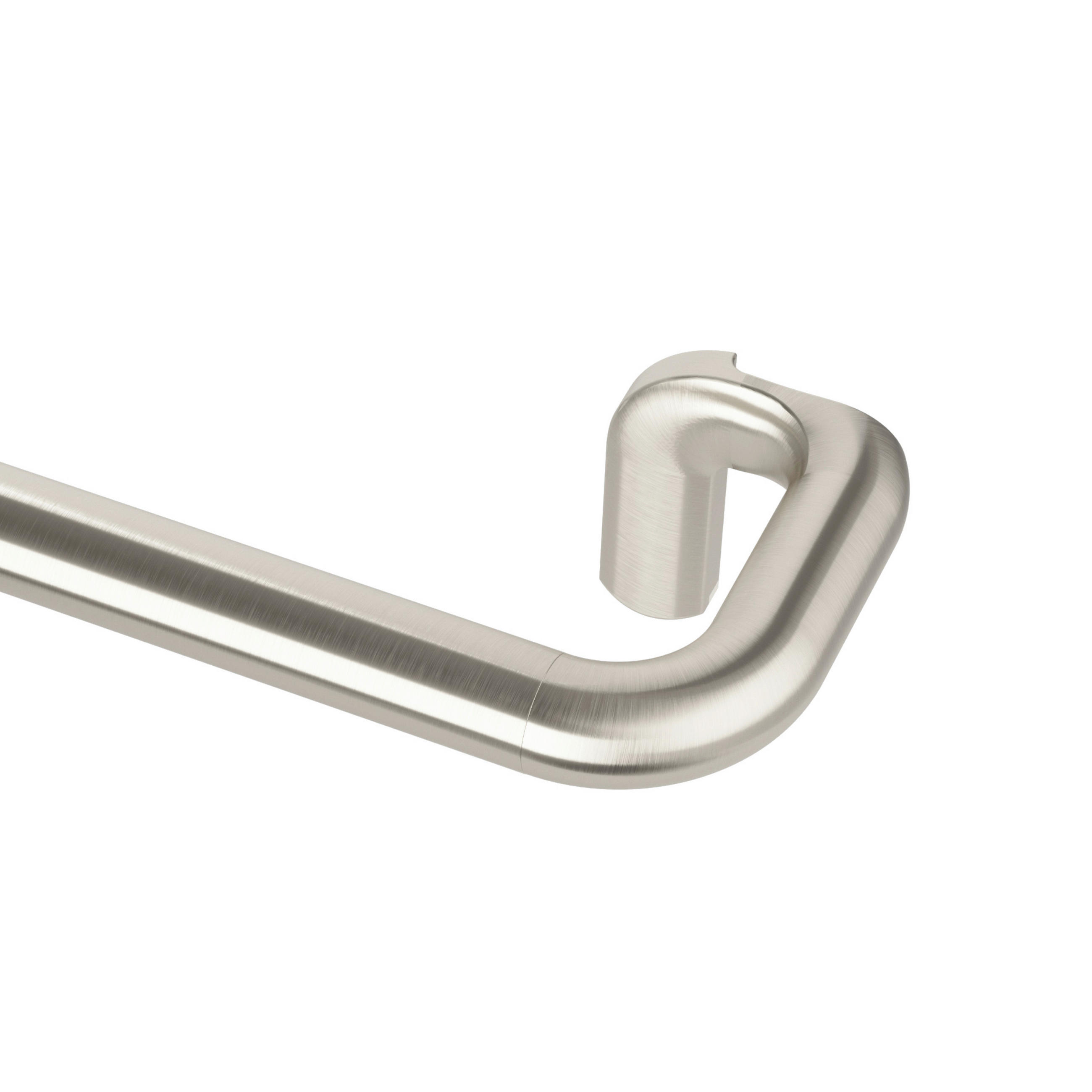 VORHANGSTANGENSET  76-213 cm  - Nickelfarben, KONVENTIONELL, Kunststoff/Metall (76-213cm) - Umbra