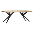 TISCHPLATTE      - Eichefarben, Design, Holz (200/100/4cm) - Landscape