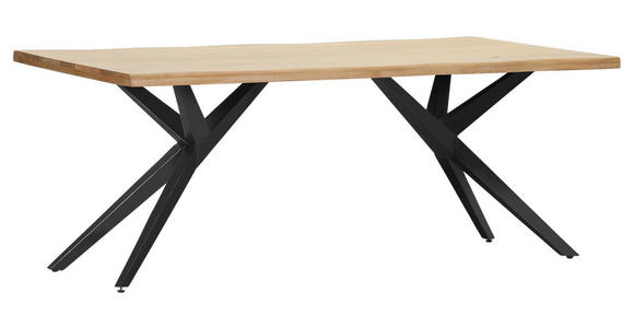 TISCHPLATTE      - Eichefarben, Design, Holz (200/100/4cm) - Landscape