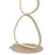 LED-STEHLEUCHTE    - Sandfarben, Design, Kunststoff/Metall (32,5l) - Novel