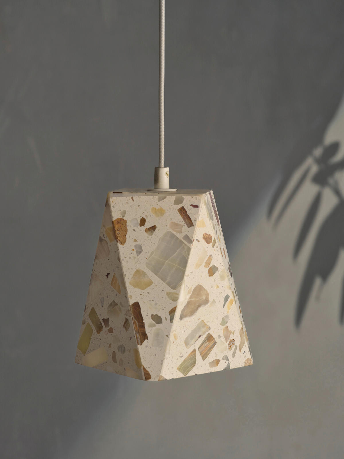 HÄNGELEUCHTE 15/15/150 cm  - Beige, Basics, Stein (15/15/150cm) - Osram