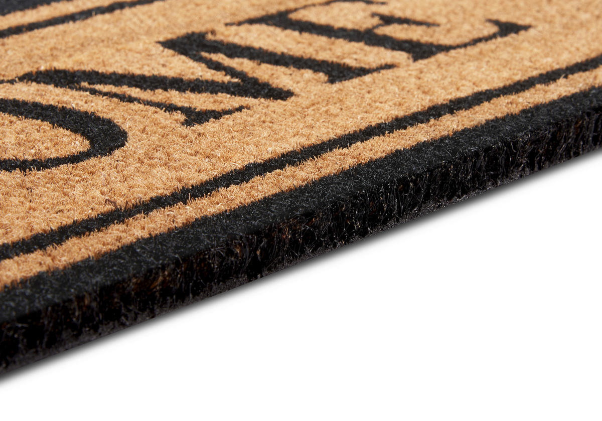 KOKOSMATTE  27/70 cm  Schwarz, Hellbraun  - Hellbraun/Schwarz, Basics, Naturmaterialien/Kunststoff (27/70cm)