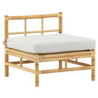 LOUNGESOFA 71,5/71/75 cm Bambus, Rattan  - Hellbraun, KONVENTIONELL, Holz (71,5/71/75cm) - Gardenson