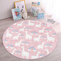 KINDERTEPPICH 120/120 cm Multicolor rund  - Multicolor, Basics, Textil (120/120cm)