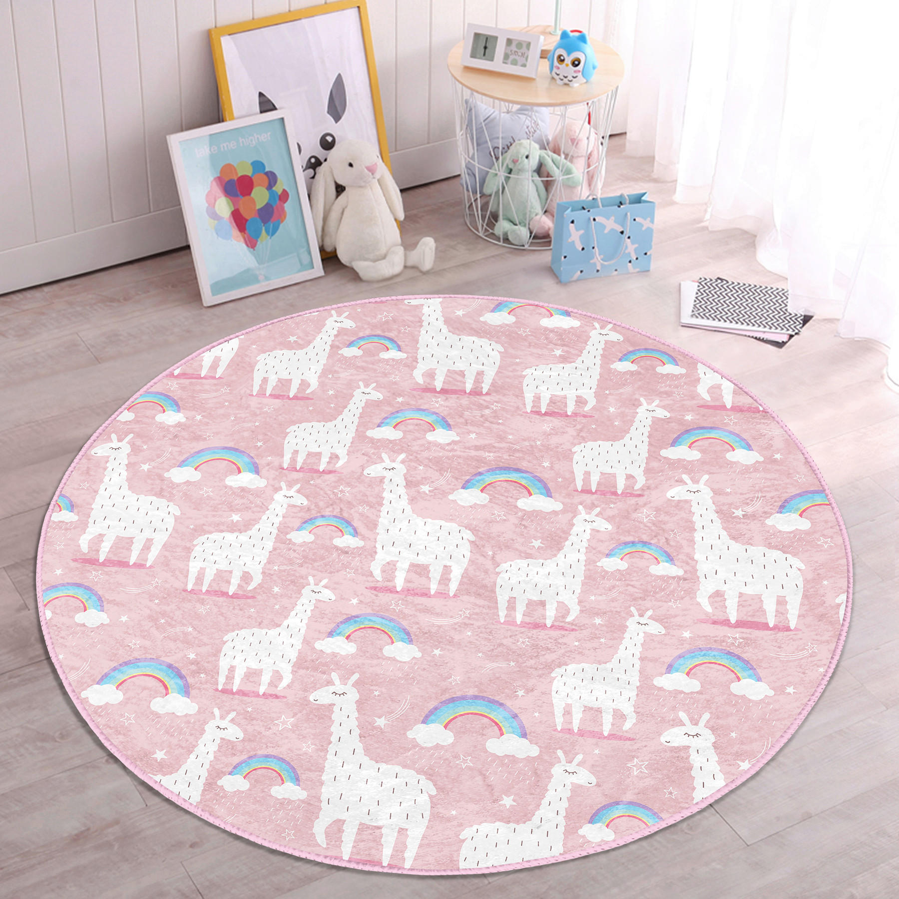 XXXLutz Kinderteppich Mehrfarbig 150x150 cm