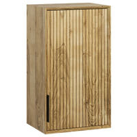 HÄNGESCHRANK 41/71/30 cm  - Schwarz/Naturfarben, Natur, Holz/Metall (41/71/30cm) - Livetastic