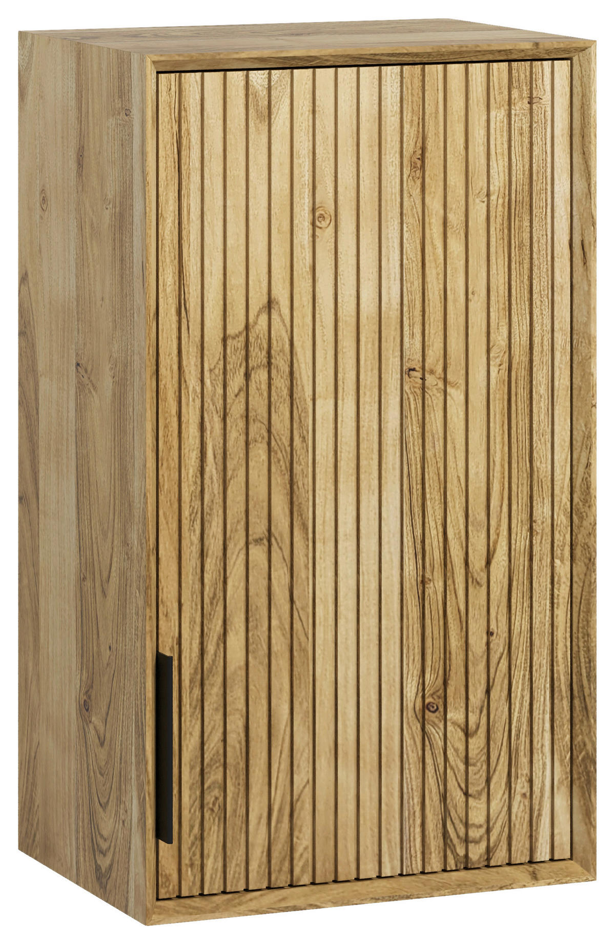 HÄNGESCHRANK 41/71/30 cm  - Schwarz/Naturfarben, Natur, Holz/Metall (41/71/30cm) - Livetastic