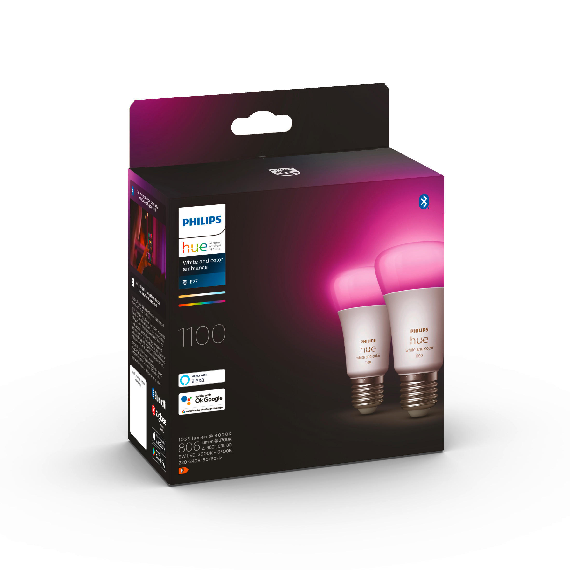 LED-LEUCHTMITTEL   E27  - Weiss, Basics, Kunststoff (6,1/11cm) - Philips HUE