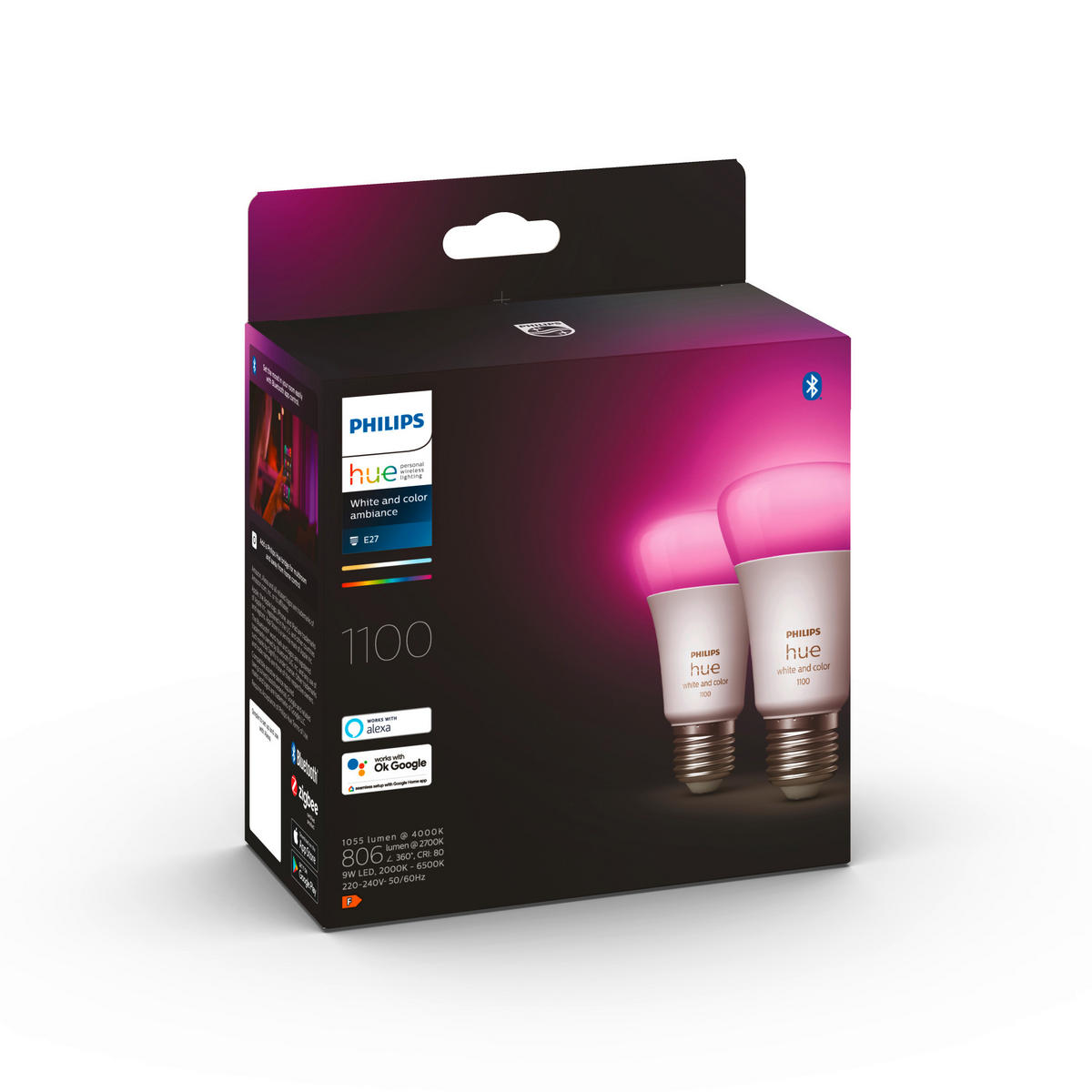 LED-LEUCHTMITTEL   E27  - Weiss, Basics, Kunststoff (6,1/11cm) - Philips HUE