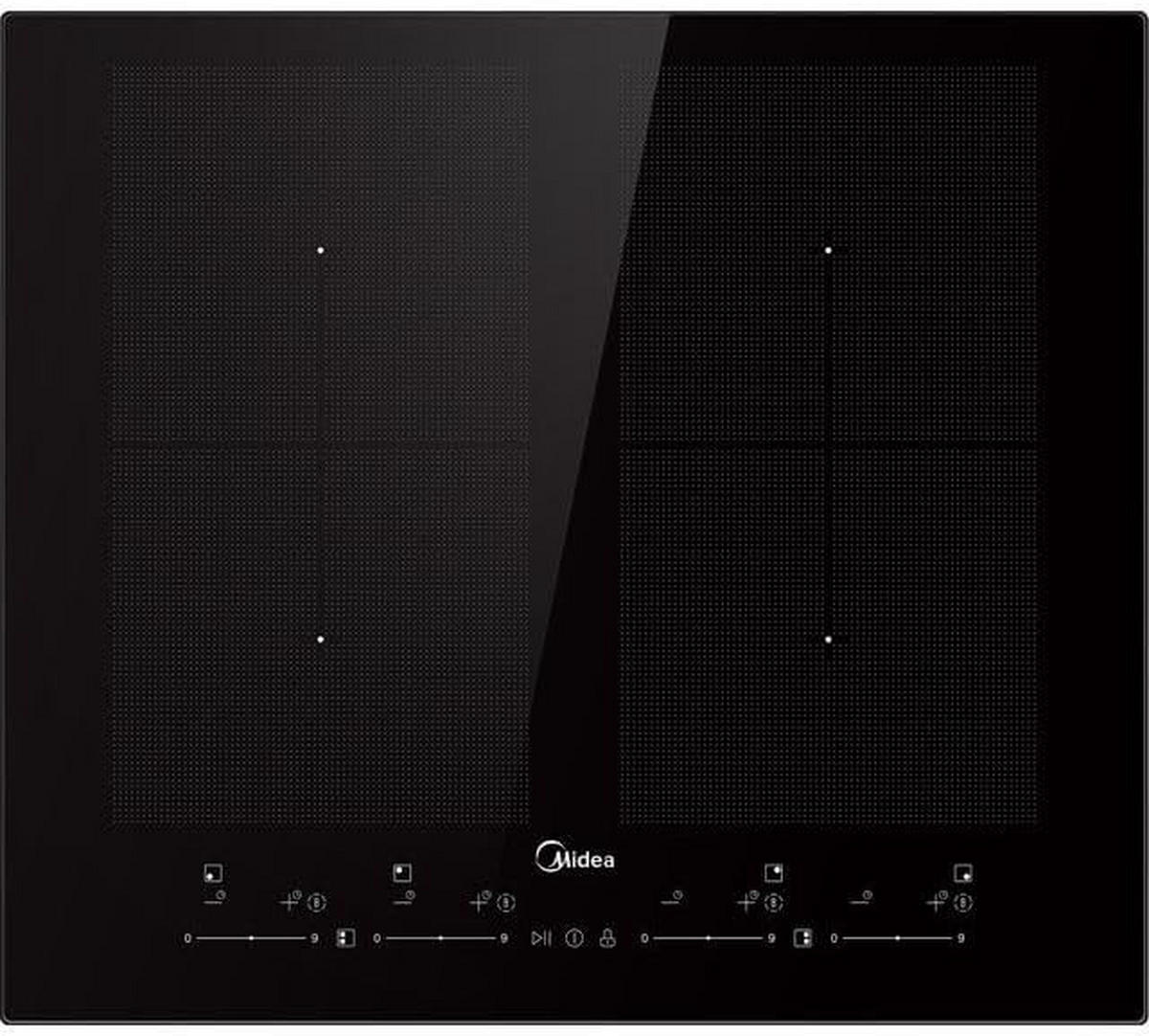 INDUKTIONSKOCHFELD MIH742F558K2  - Schwarz, Basics, Glas/Kunststoff (59/53/52cm) - Midea