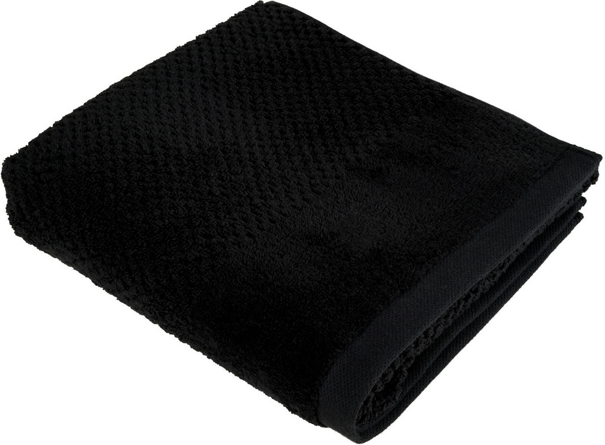 Prosop Pentru Mâini 50/100 cm negru  - negru, Basics, textil (50/100cm) - Esposa