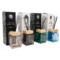 AROMAPÁLCÁK   - többszínű, Basics, Üveg/fa (11.5/37/11.8cm)