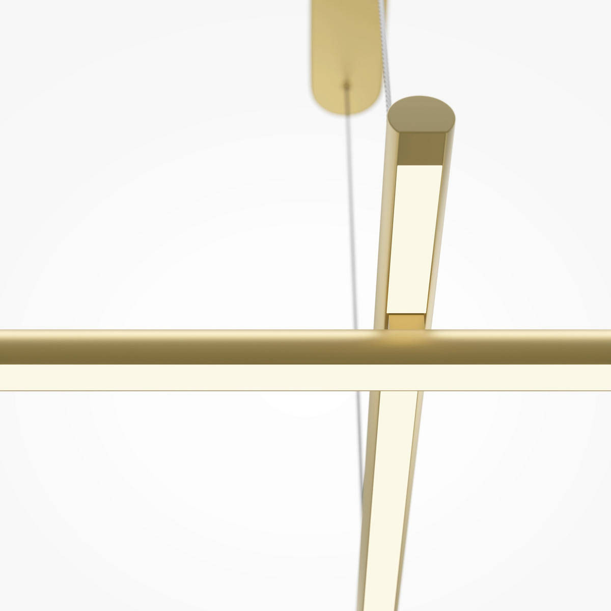 PENDELLEUCHTE  54.3/310/121.4 cm   - Goldfarben, Design, Metall (54.3/310/121.4cm) - MAYTONI