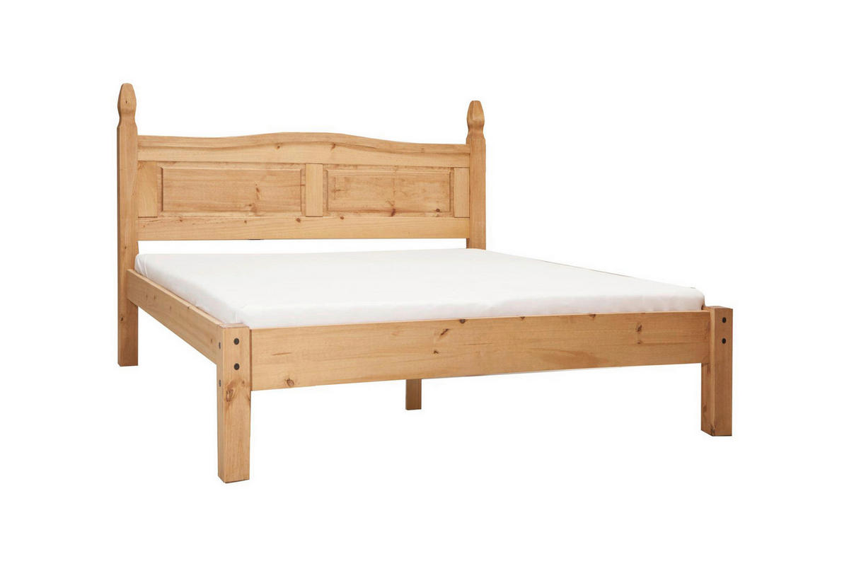 SÄNG 180/200 cm  i naturfärgad, honung   - honung/naturfärgad, Natur, trä (180/200cm) - Livetastic