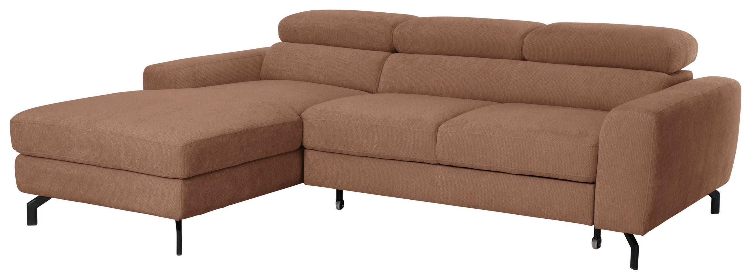 Livetastic Ecksofa Largo Altrosa 226x177 cm