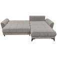 ECKSOFA Sandfarben Webstoff  - Sandfarben/Schwarz, KONVENTIONELL, Kunststoff/Textil (281/189cm) - Carryhome