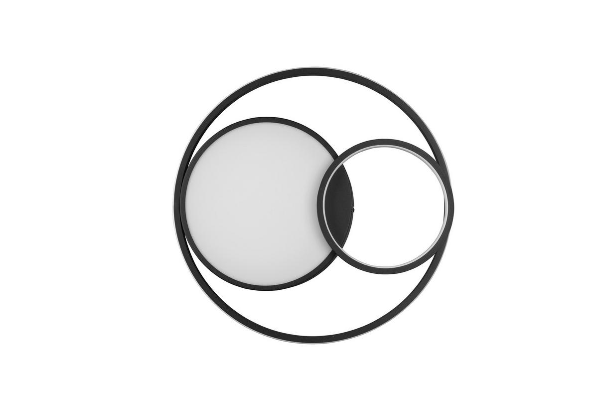 LED PLAFONJERA Vuelta  - crna, Trendi, metal (48/9,5cm)