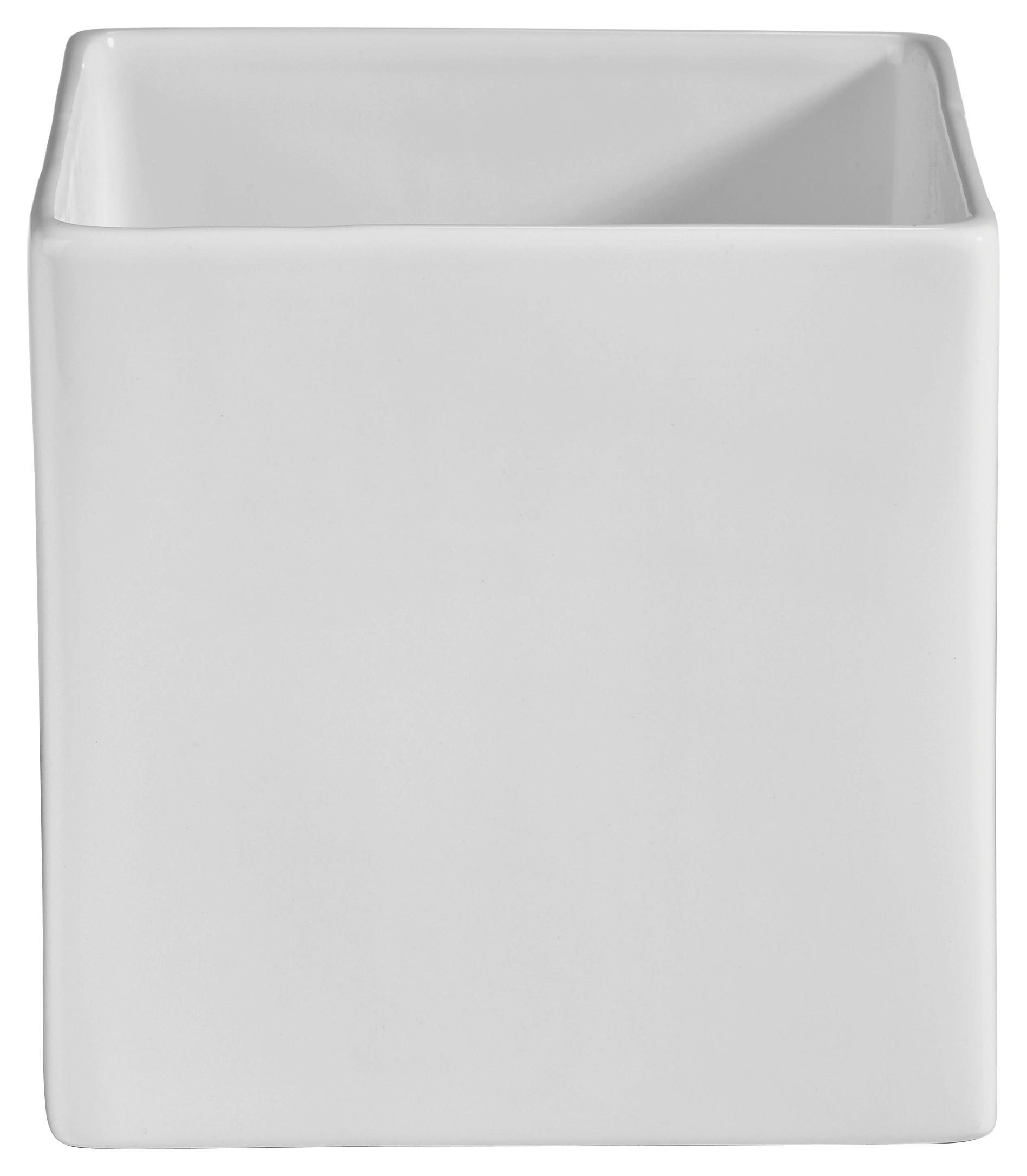 ÜBERTOPF - Weiss, Basics, Keramik (15/15/15cm) - ASA
