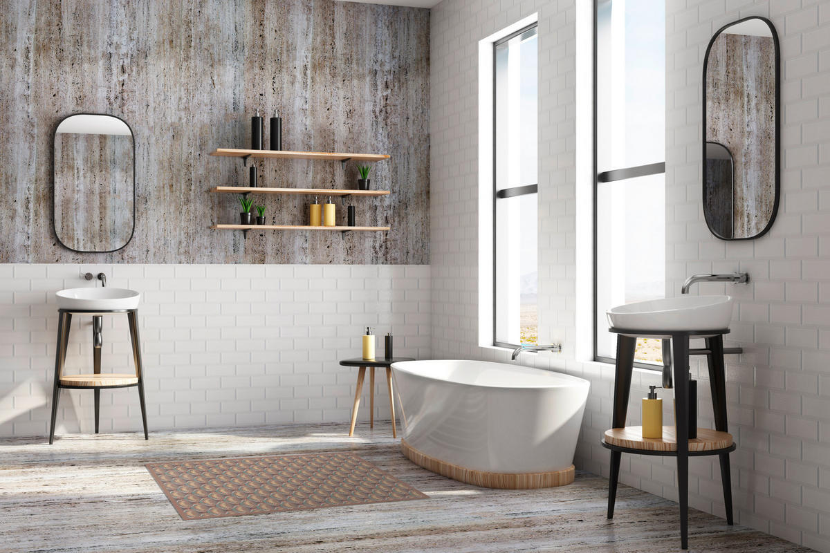 VINYL TEPPICH 90/60 cm Braun  - Braun, LIFESTYLE, Kunststoff (90/60cm)