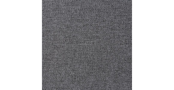 LIEGE in Webstoff Anthrazit  - Chromfarben/Anthrazit, Design, Kunststoff/Textil (220/93/100cm) - Xora