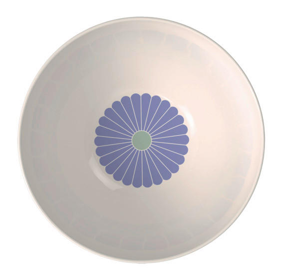 Villeroy & Boch Salatschüssel Fleur Couleur Weiß, Hellblau, Salbeigrün 12 cm