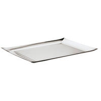 POSLUŽAVNIK  43/28 cm            - boje oplemenjenog čelika, Konvencionalno, metal (43/28cm) - Sambonet