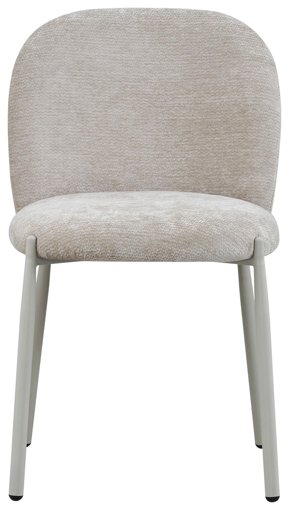 STUHL  Stoffauswahl Struktur  - Beige, Design, Textil/Metall (46/80/60cm) - Stylife