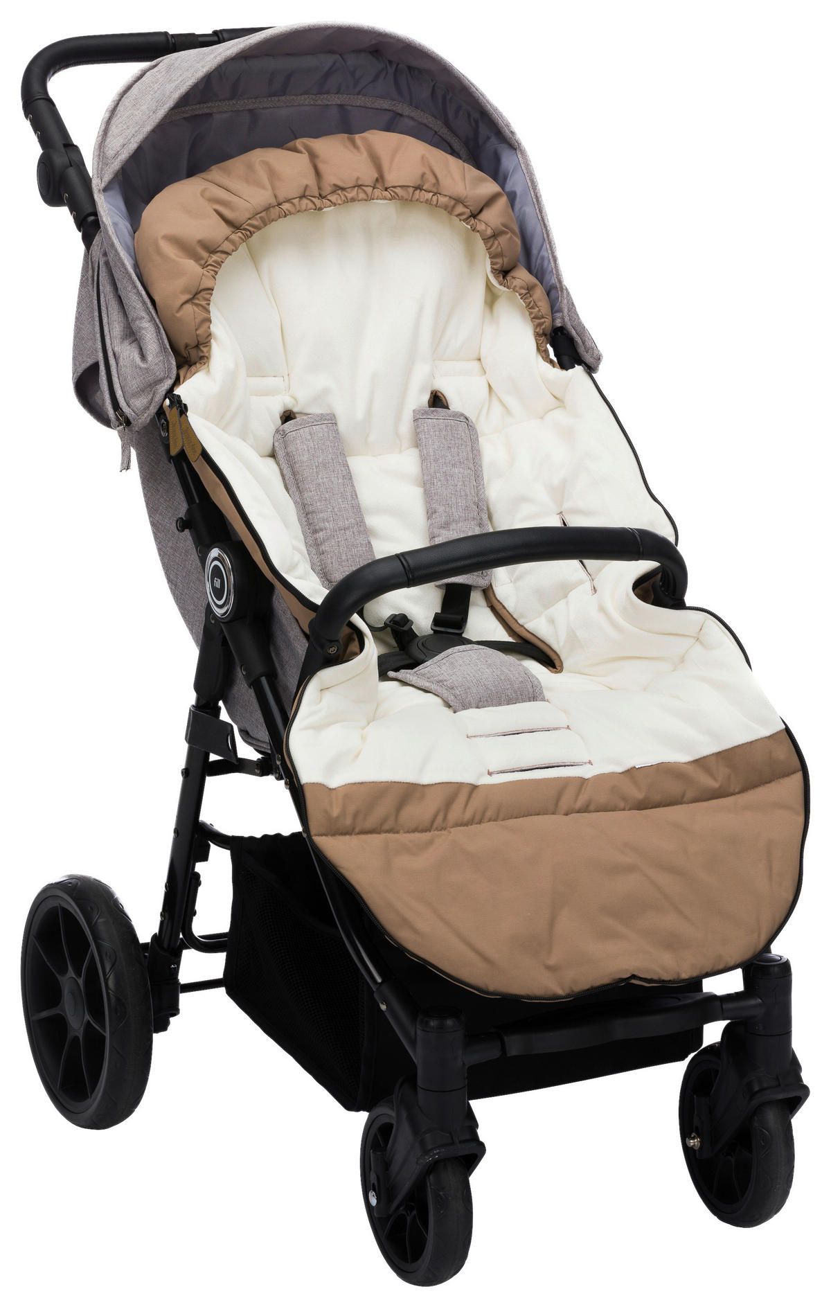 FUßSACK Ogre  - Braun, Basics, Kunststoff/Textil (53/105cm)