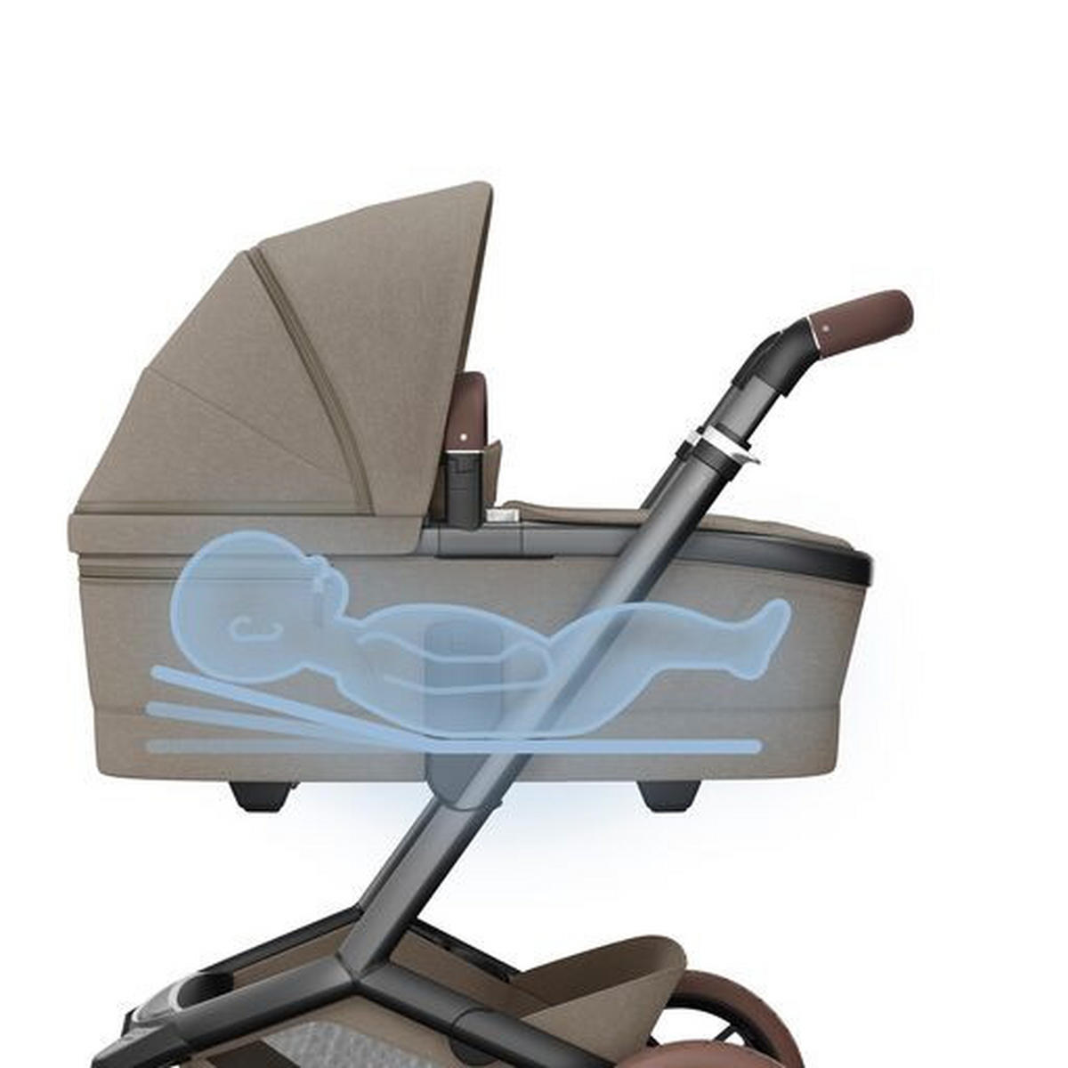 KINDERWAGENSET Fame Bundle  - Graubraun, Basics - Maxi-Cosi