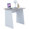 SCHREIBTISCH 80/50/74 cm  in Weiss, Sonoma Eiche  - Weiss/Sonoma Eiche, Basics, Holzwerkstoff (80/50/74cm) - MID.YOU