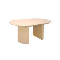 MATBORD i trä 180/100/75 cm   - vit/ekfärgad, Design, trä (180/100/75cm) - Best Price