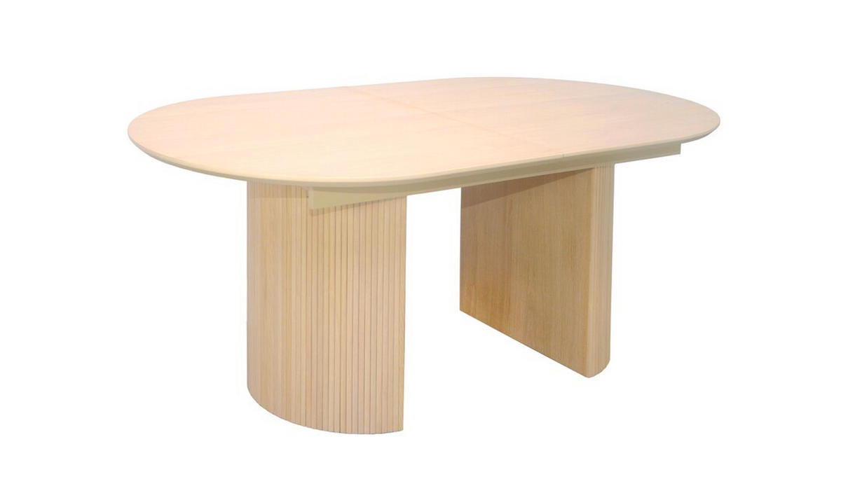 MATBORD i trä 180/100/75 cm   - vit/ekfärgad, Design, trä (180/100/75cm) - Best Price