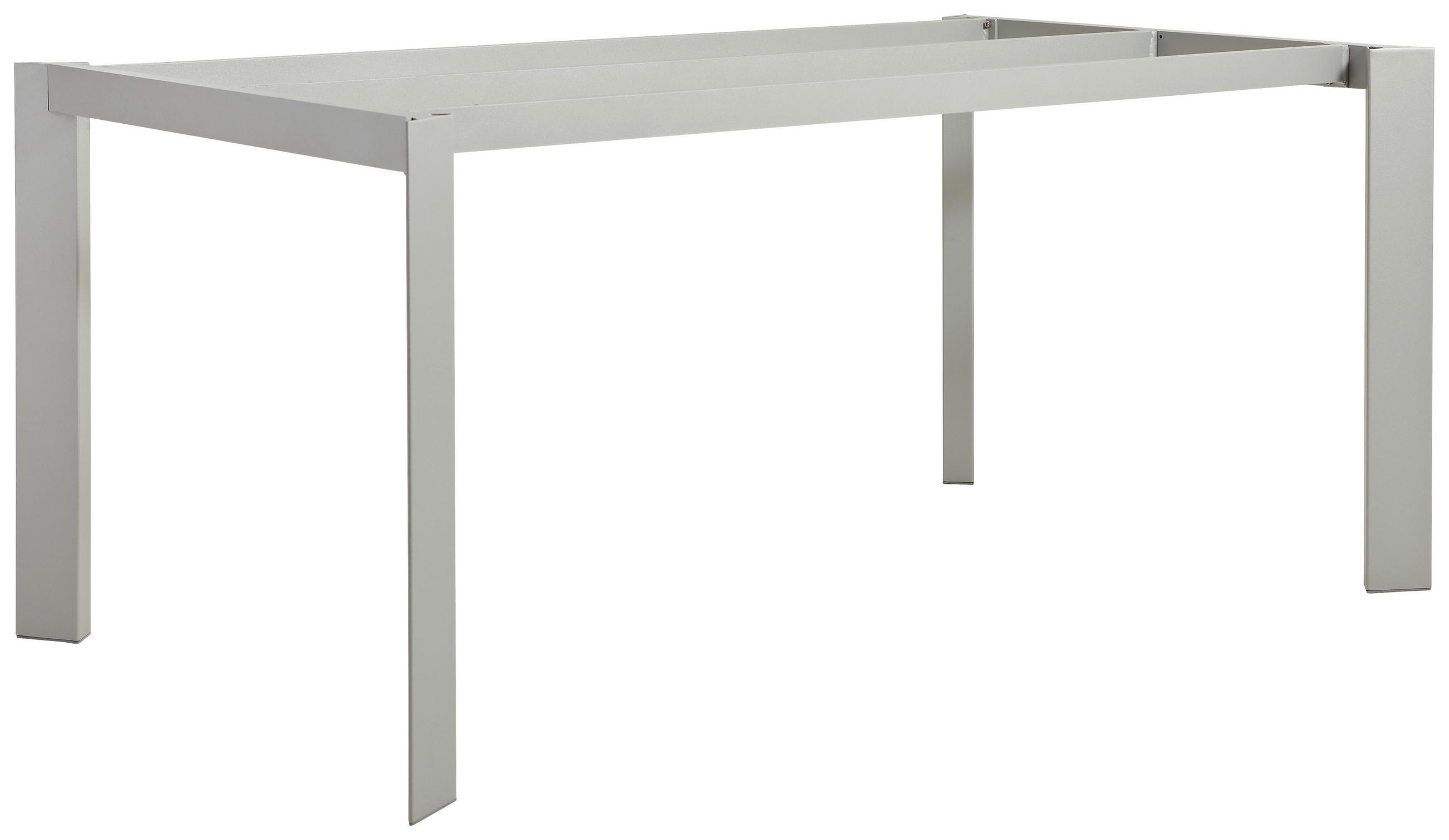 GARTENTISCHGESTELL 160/100/74 cm Metall  - Silberfarben, Basics, Metall (160/100/74cm)