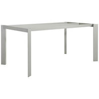 GARTENTISCHGESTELL 160/100/74 cm Metall  - Silberfarben, Basics, Metall (160/100/74cm)