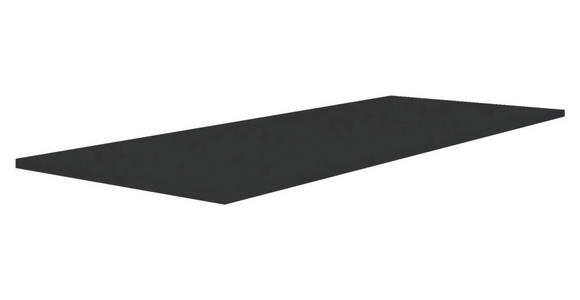OBERPLATTE in - Anthrazit, KONVENTIONELL, Holzwerkstoff (137/1,6/42cm) - Hom`in