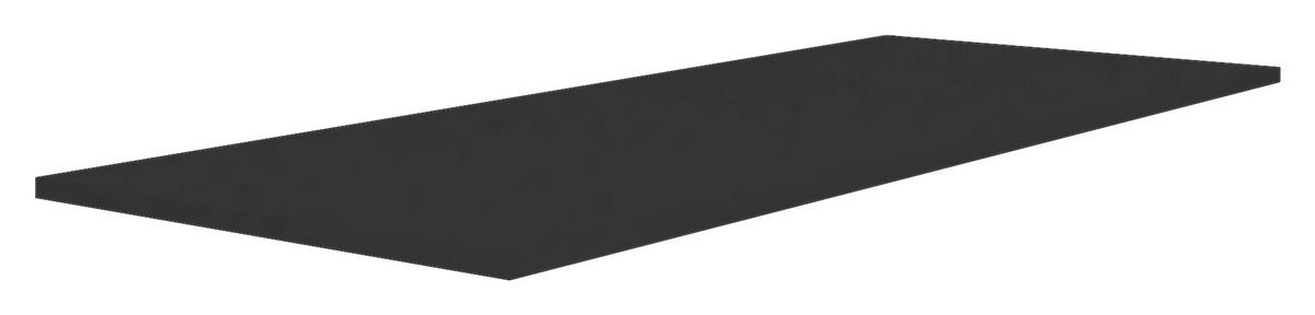 VRCHNÁ DOSKA - antracitová, Konventionell, kompozitné drevo (137/1,6/42cm) - Hom`in