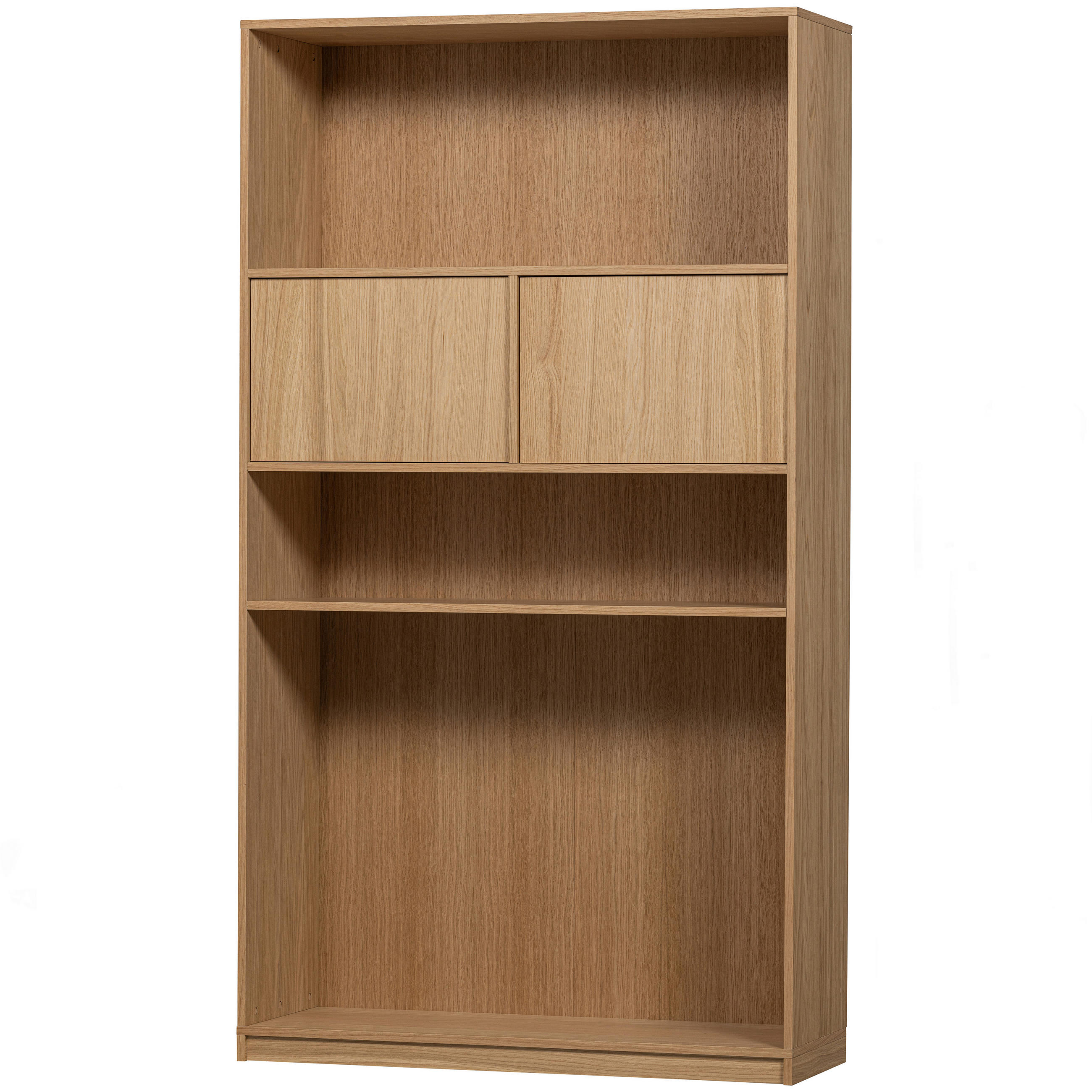 REGAL Eiche furniert Naturfarben  - Naturfarben, Design, Holz (110/199/40cm) - Livetastic